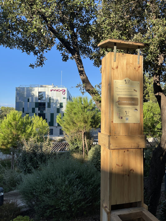 Une ruche cheminée chez Moxy !